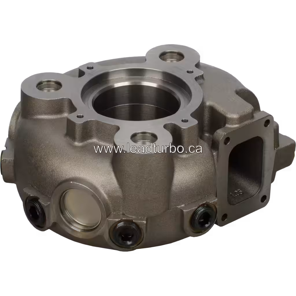 466612-0007 TH Turbine Housing for TW9214 Turbocharger 45 degree view