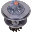 45-degree top view of J96 core FOR 49135-03500 showing compressor wheel and central copper bearing