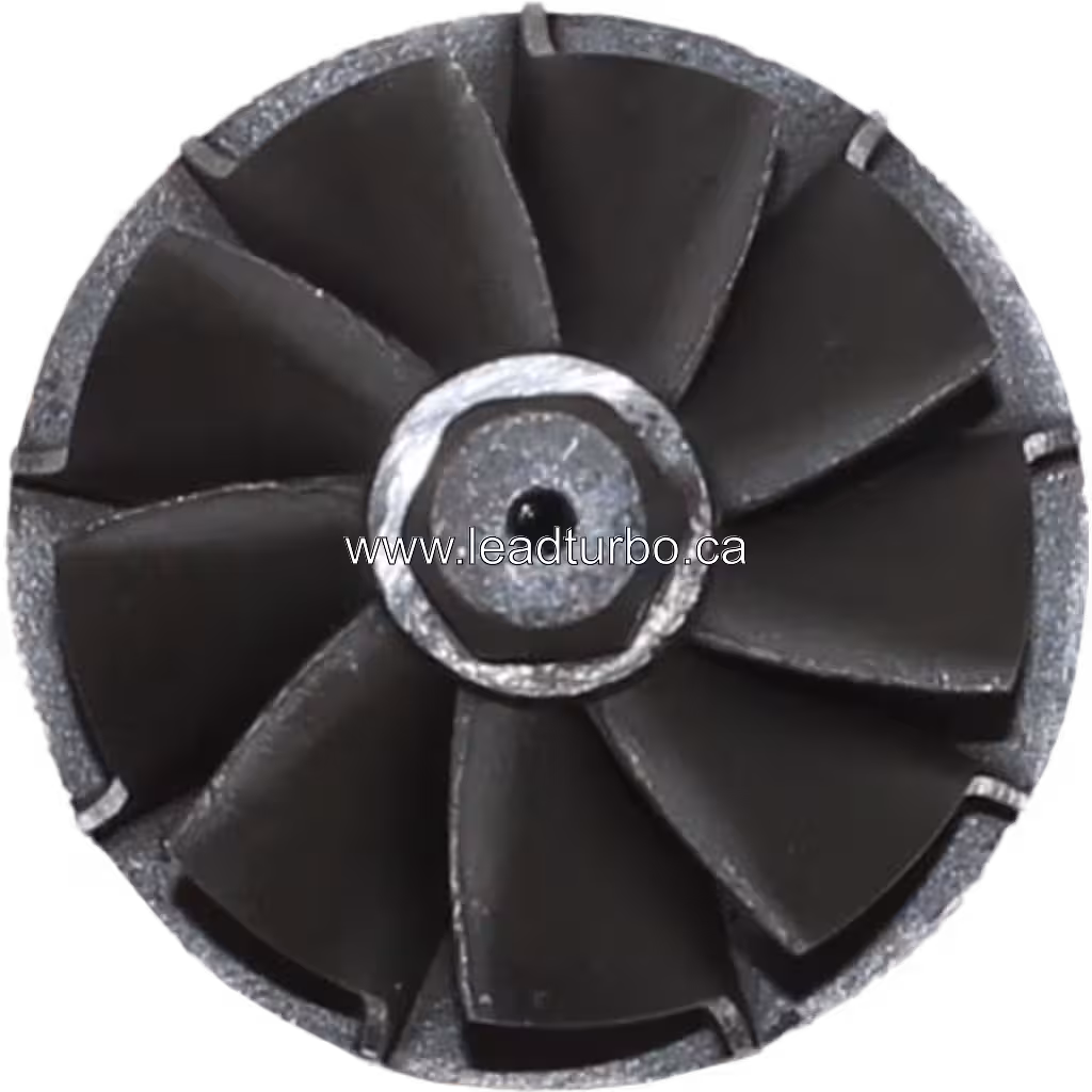 Détail de la roue de turbine turbocompresseur J96