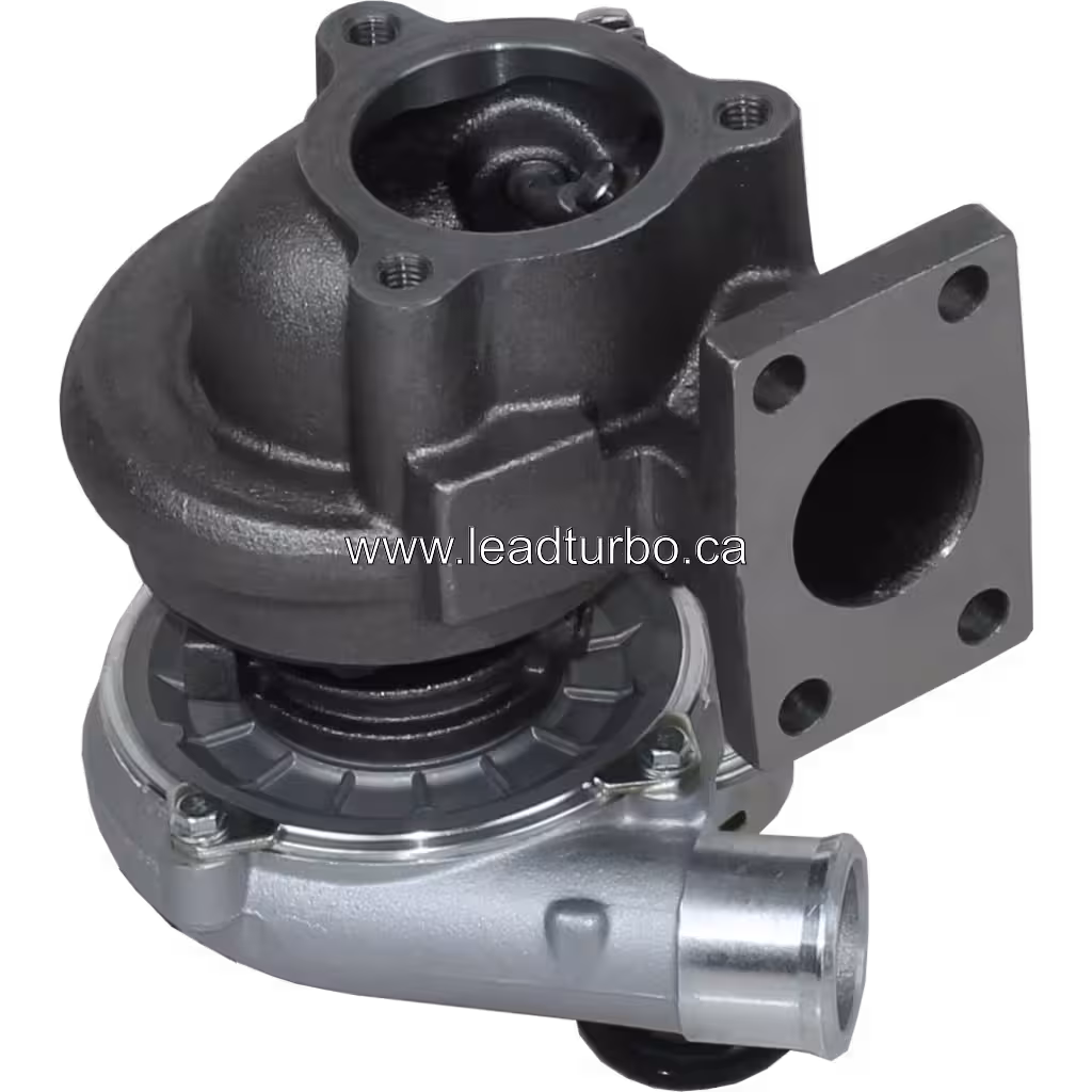 Turbocompresseur 2674A421 GT2049S pour Perkins 1103A 75HP bottom 45 degree view