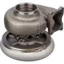 Vue de dessous du turbocompresseur 4309261 montrant le flange de montage