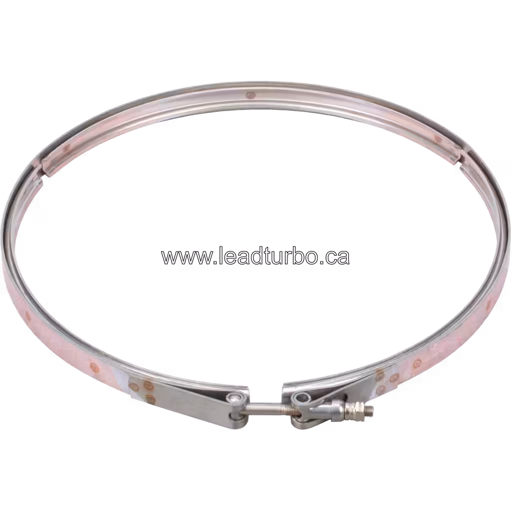 V-band HX82 pour Cummins QSK78 vue en angle de 45 degrés