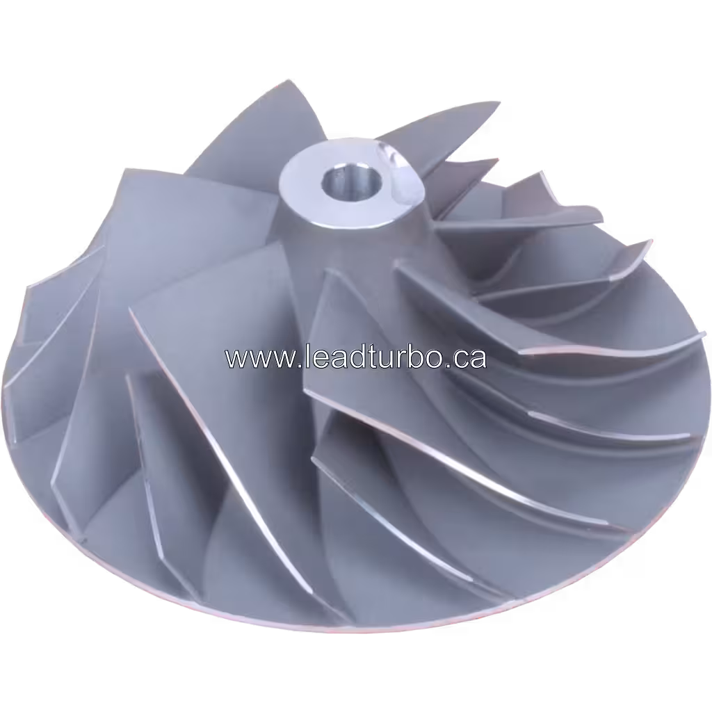 45-degree view of 3524997 compressor wheel blades