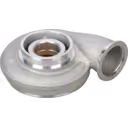 Vue latérale du carter de compresseur en aluminium pour moteur 11.1L