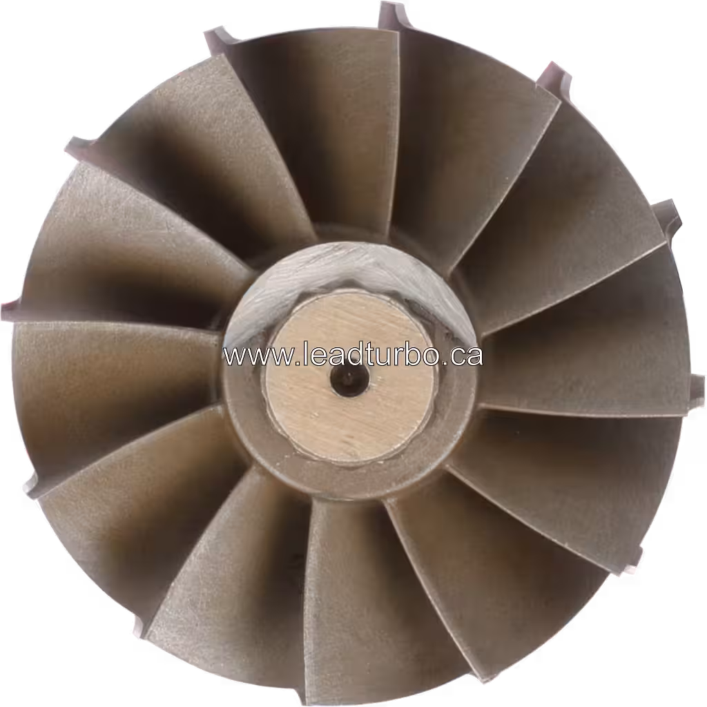 Vue détaillée de la roue turbine 2841849