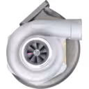 Turbocompresseur industriel 409410-0001 pour CAT 3304T avec bras d'actionneur visible
