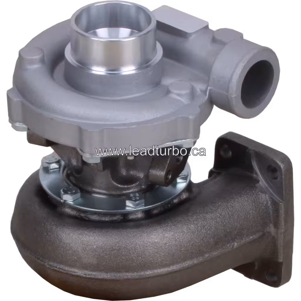 Vue avant du turbocompresseur Perkins tracteur