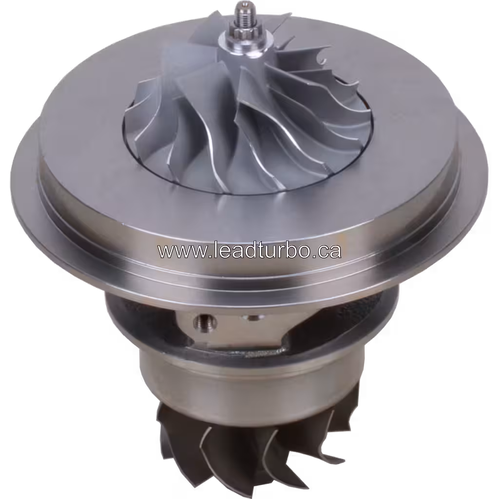 S3B085 core top view showing compressor and turbine wheels