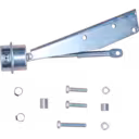 3533135 HX35W turbocharger actuator assembly with mounting bracket