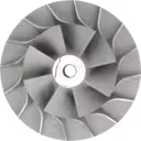 Front view of 6506-21-5010 CW compressor wheel for KTR90-232E