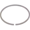 Vue de dessus de la bague de piston J96 avec joint visible