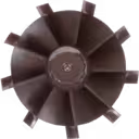 Top view of NB131180 turbine wheel blades for Yanmar Marine