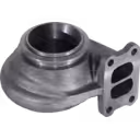 J96 turbine housing top view with two-port flange