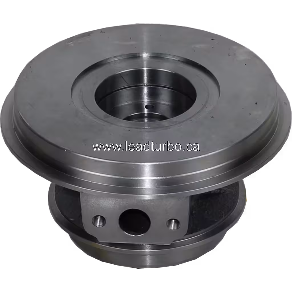 Top 45-degree view of J96 turbocharger bearing housing