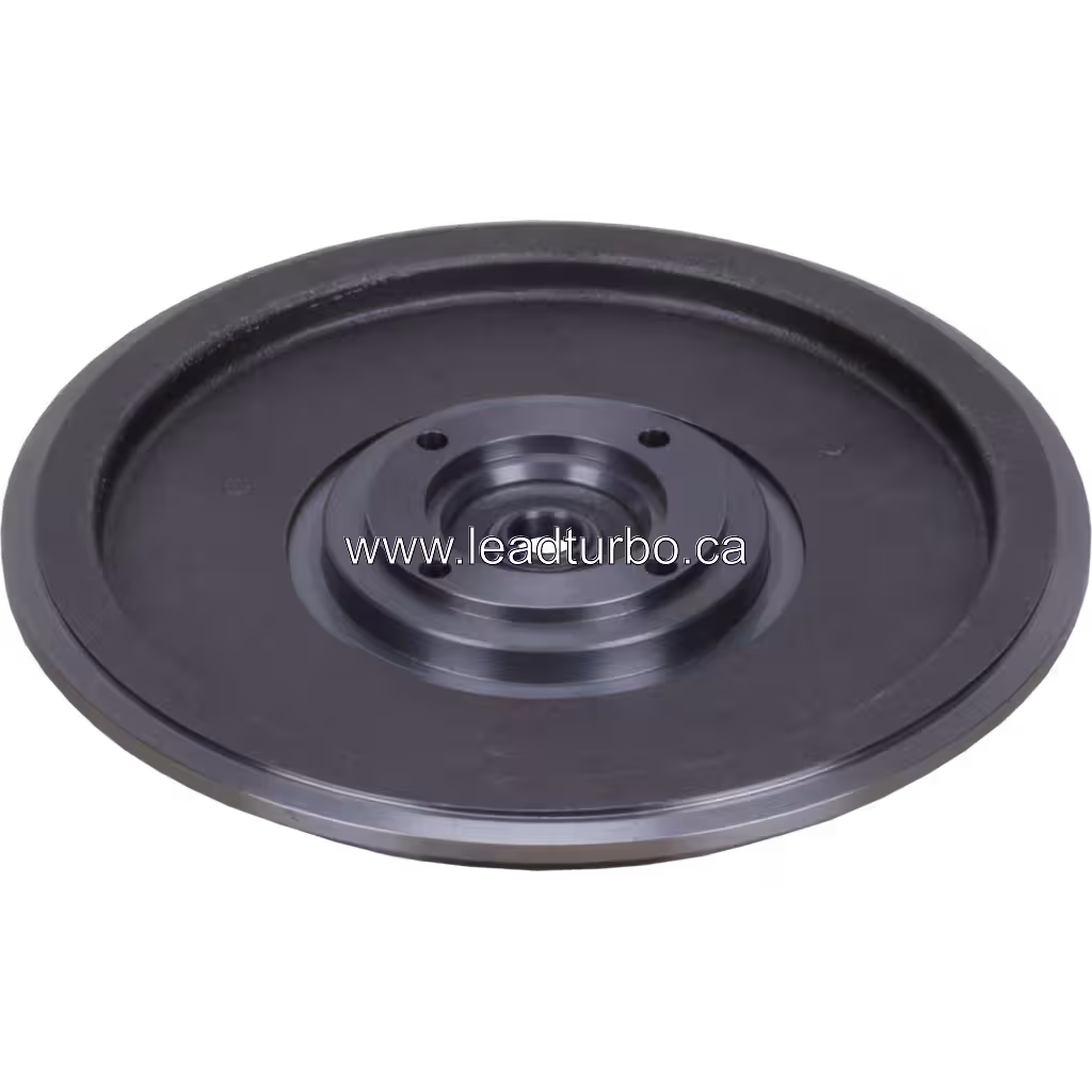 Vue inférieure à 45 degrés de la back plate FOR 2837539 BP avec surface usinée