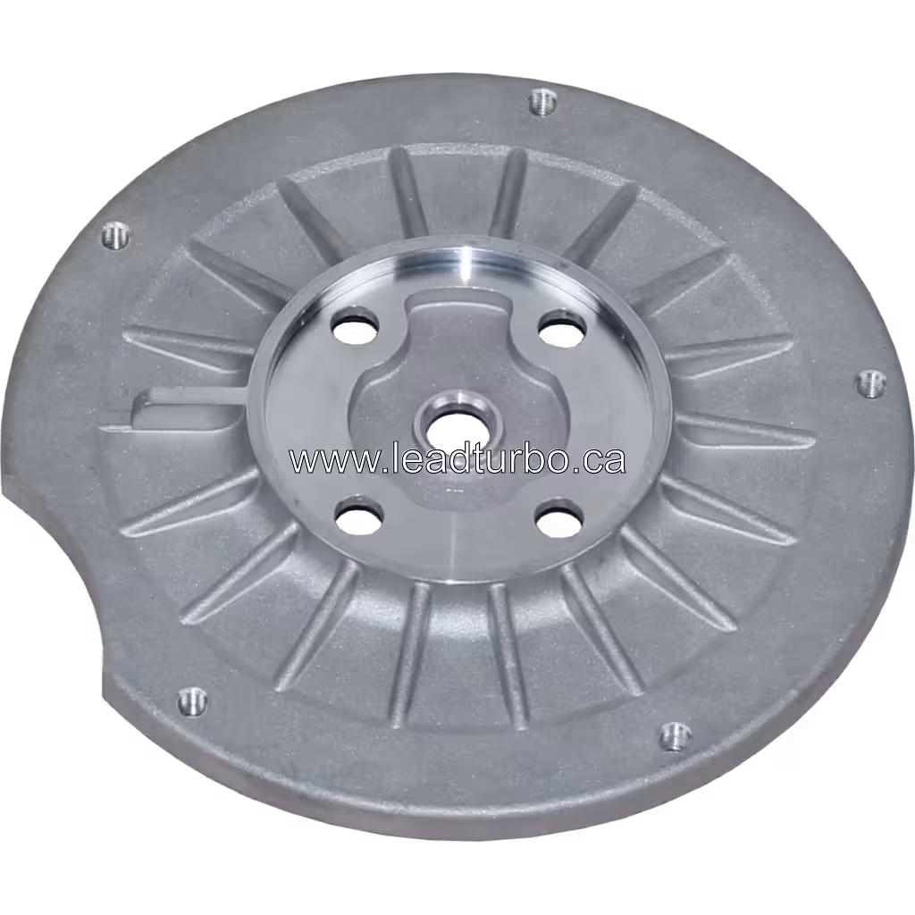 Détail de la plaque arrière turbo pour réparation