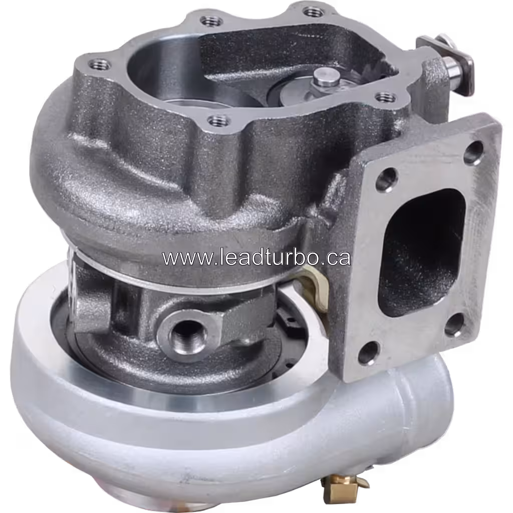 14411G9900 TB2533 Turbocharger Replacement for Nissan RD28T bottom 45 degree view
