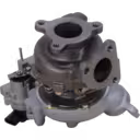17208-51010 turbocharger top view showing mounting flanges and related electrical details