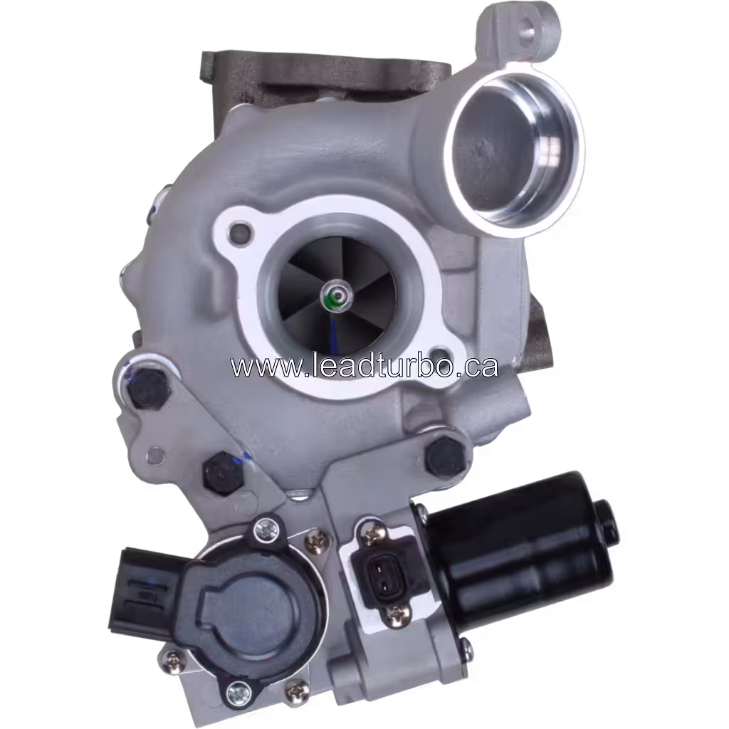 17208-51010 RHV4 turbocharger front view with compressor housing