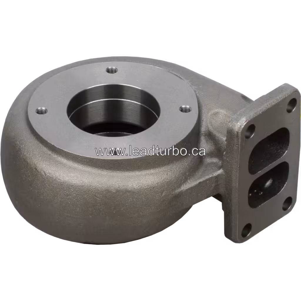 3580524 H1E Turbine Housing for Mercedes OM366LA Turbocharger 45 degree view