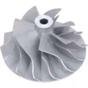 LeadTurbo compressor wheel side view showing blades