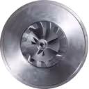 Vue avant du core 315430 S300 avec roue compresseur et roue turbine