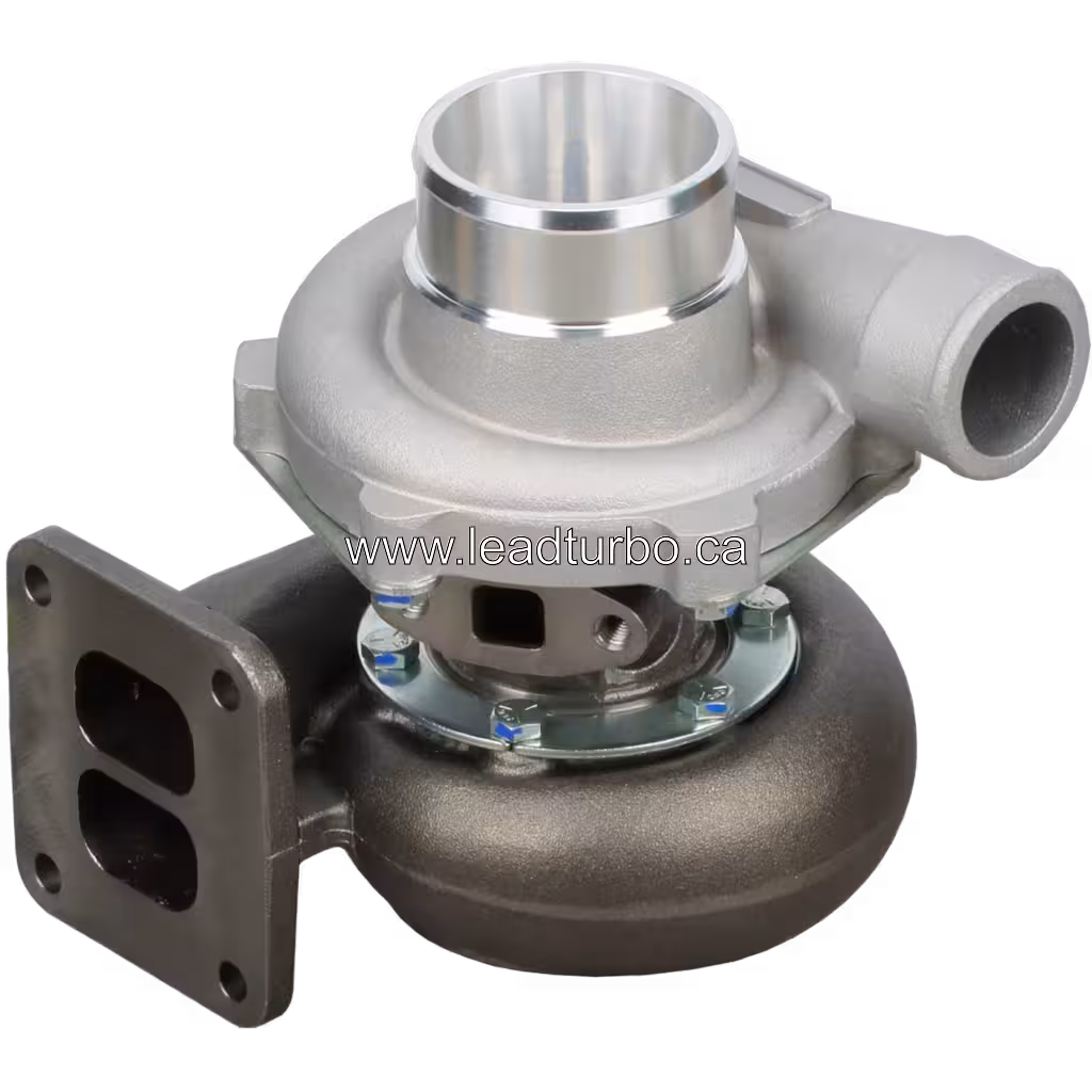 Front view of RE26120 turbocharger compressor housing