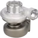 Top 45-degree view of 1305469 S4DS turbocharger assembly for CAT 3406C