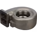 4043607 turbine housing bottom view with mounting boss and flange bolt holes