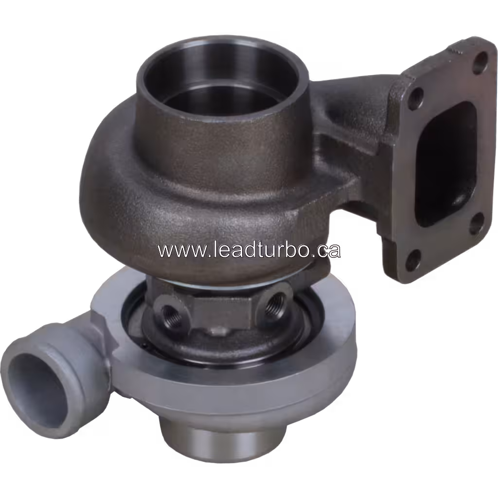 466898-0002 TB2518 Turbocharger Remplacement Isuzu Bus 4BD1 4BD2T bottom 45 degree view