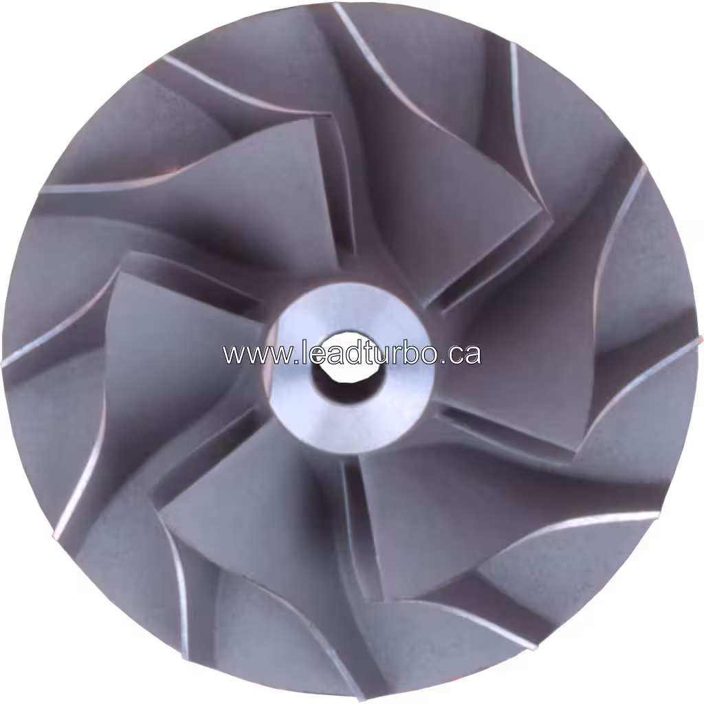 Aftermarket compressor wheel for turbocharger rebuild