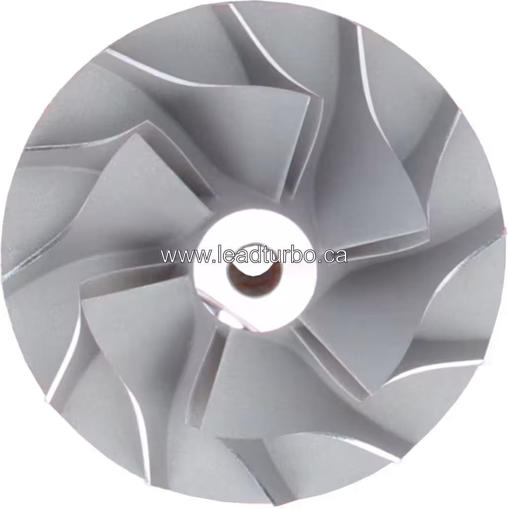 Aftermarket Compressor Wheel Replacement for Turbocharger Rebuilds top view