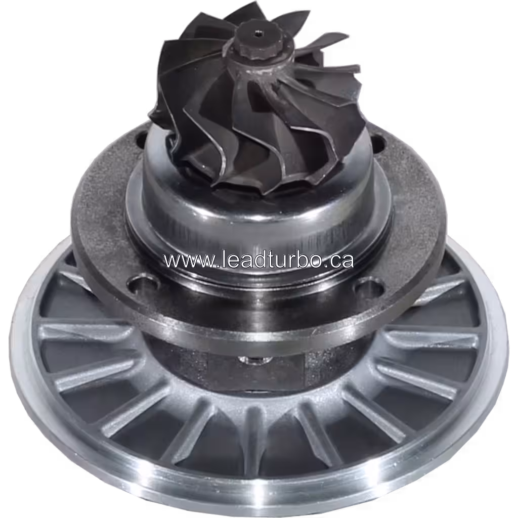 Vue de dessous à 45 degrés du core de turbocompresseur FOR 1144003320