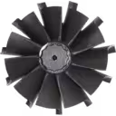 Front view of NH261301D turbine wheel for RHC61W-1063P16NWBRLL4715CCZ
