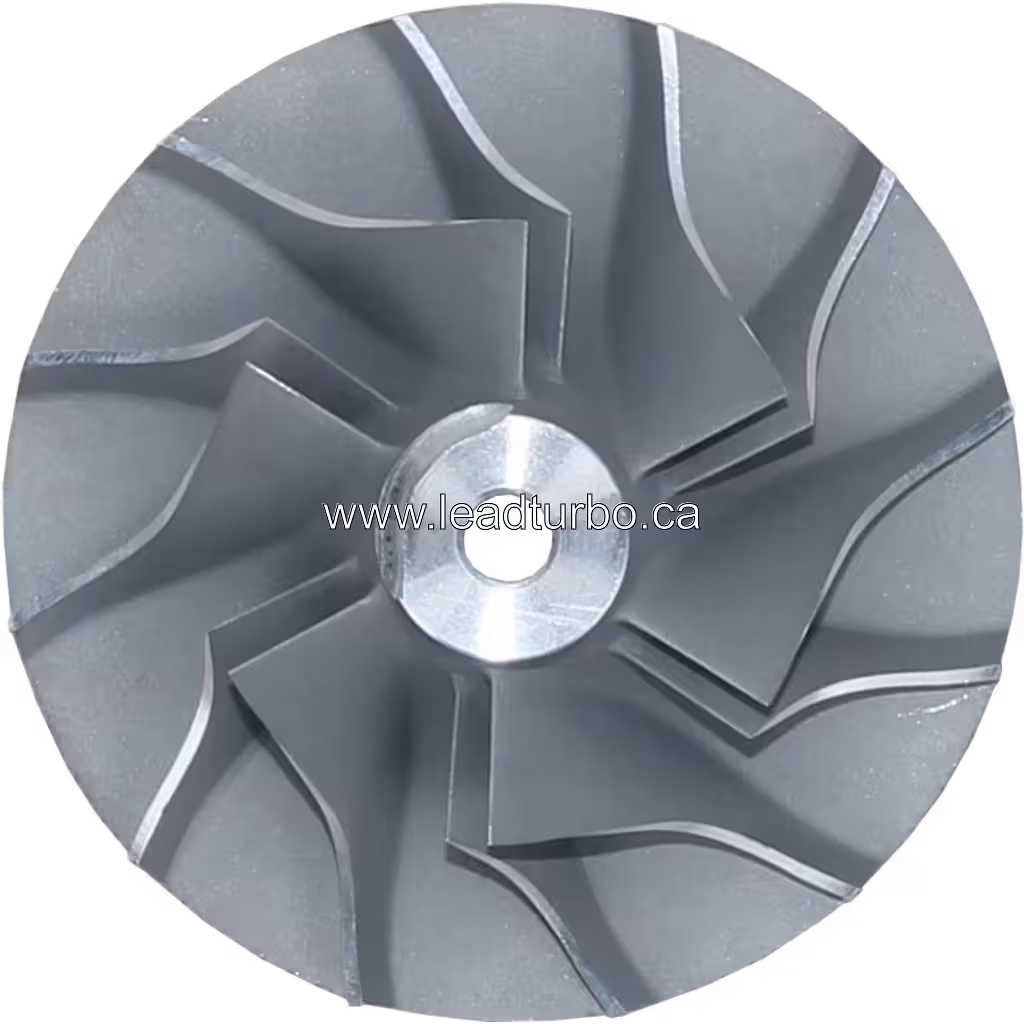 Roue de compresseur Perkins 1006 6THR3 vue de face