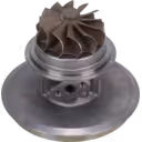 Bottom view of aftermarket TD09L-34QRC core housing and mounting flanges