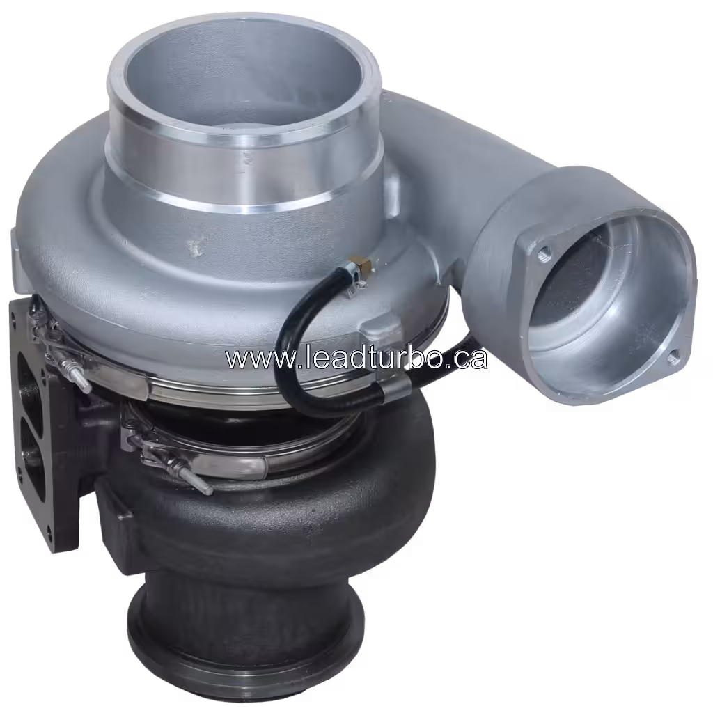 Vue avant du turbocompresseur de remplacement 0R6833