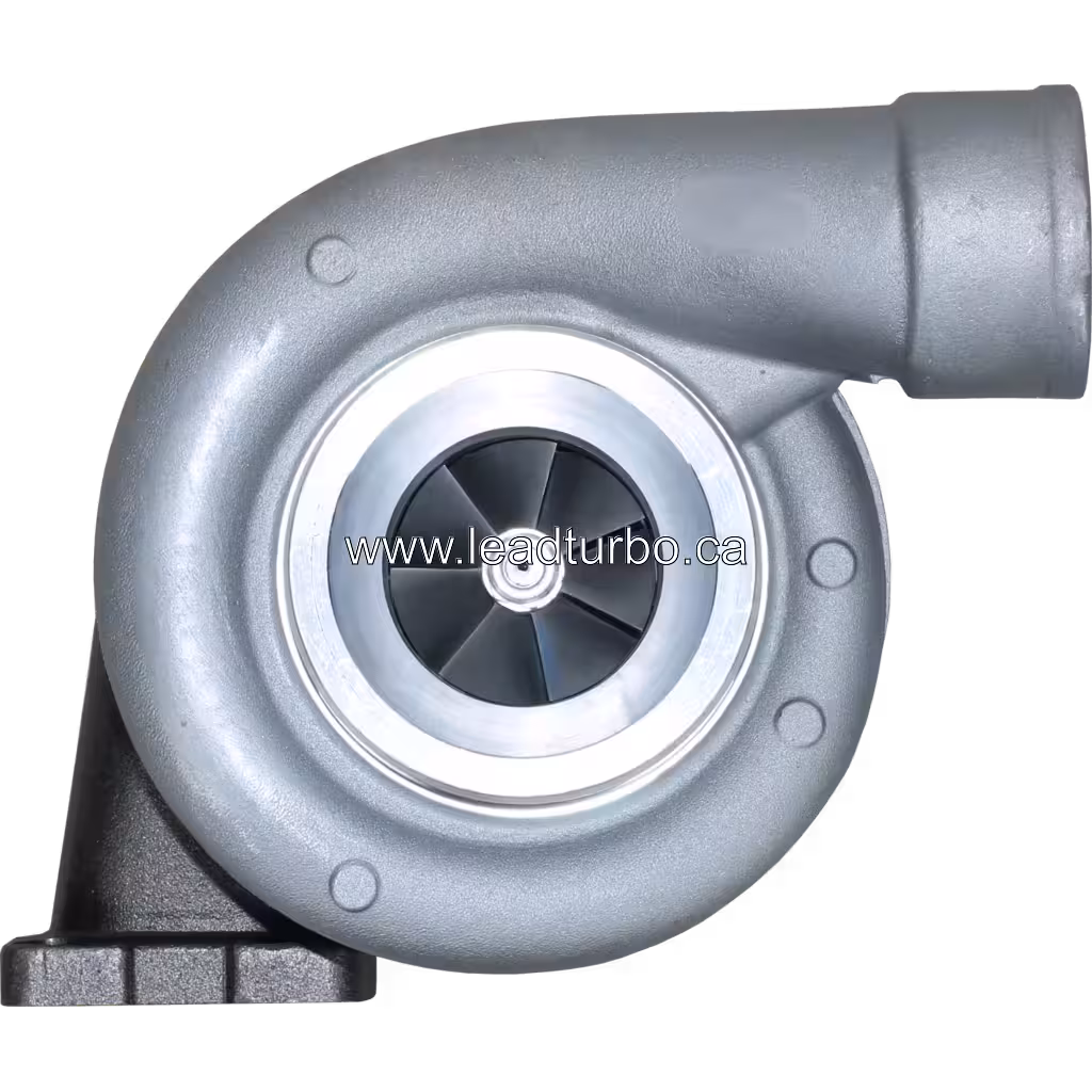 Vue avant du turbocompresseur S400 6156-81-8170 montrant la roue turbine