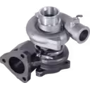 Vue avant du turbocompresseur de remplacement MD083538