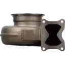 FOR 3800950 TH HX83 turbine housing front view with circular inlet flange