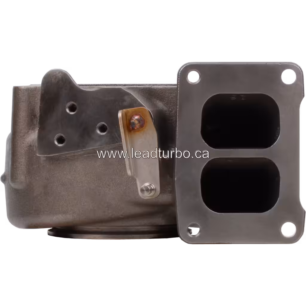 FOR 4031159H TH turbine housing front view with two-port flange