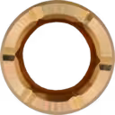 Top view of 6502-51-0110 bearing showing internal bore structure