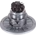Assemblage core de turbocompresseur avec arbre central et filetage