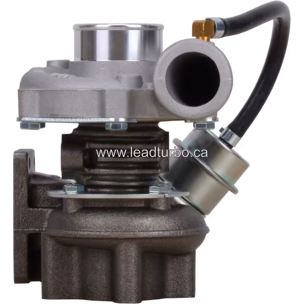 Turbocompresseur 702365-0019 TB2818 avec carter d'échappement noir et carter de compression gris