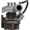 Turbocompresseur 702365-0019 TB2818 avec carter d'échappement noir et carter de compression gris