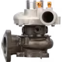 Turbocompresseur GT1749 28200-4B151 avec carter compresseur argenté et carter turbine gris