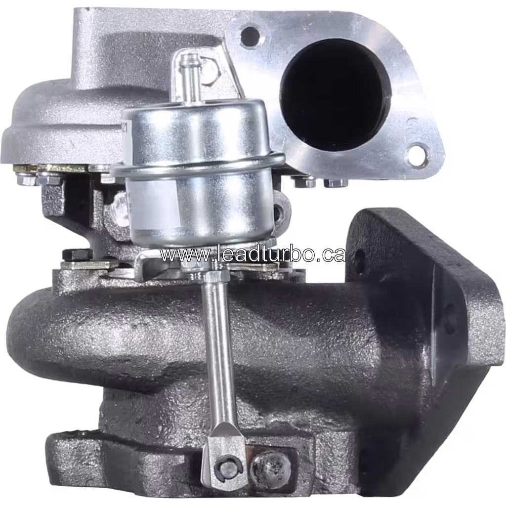 Turbocompresseur GT1752S 701196-5007 avec carter compresseur argenté et carter turbine sombre