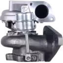 Turbocompresseur GT1752S 701196-5007 avec carter compresseur argenté et carter turbine sombre