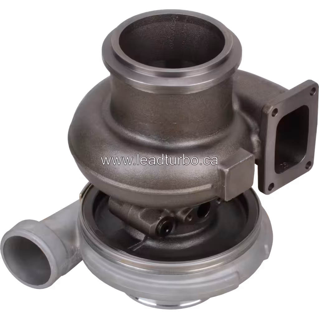 Détail du carter de compresseur turbocompresseur marin
