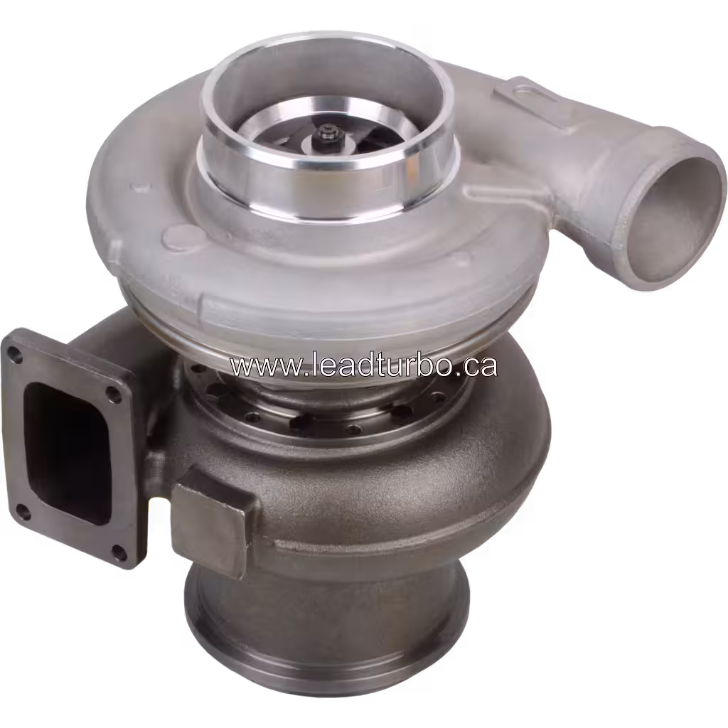 Vue avant du turbocompresseur Cummins 850-1000HP